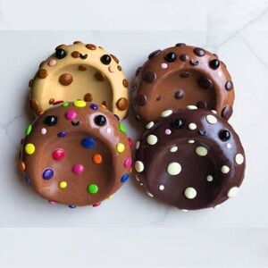 Kawaii Cookie Worry Stones - Handmade